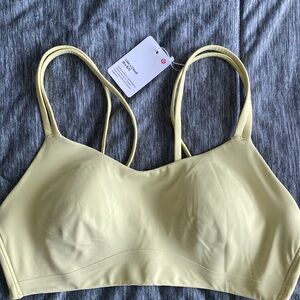 Lululemon Size 8 Like A Cloud Bra in Yellow! Sizes B/C NWT